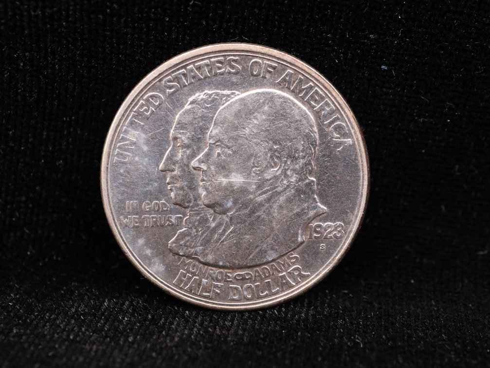 1923-S Monroe Doctrine Centennial Silver Half Dollar