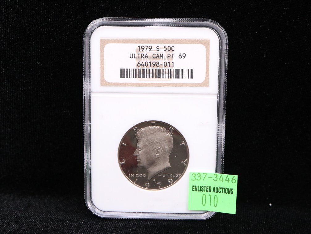 1979-S Kennedy Half Dollar NGC PF 69 Ultra Cameo