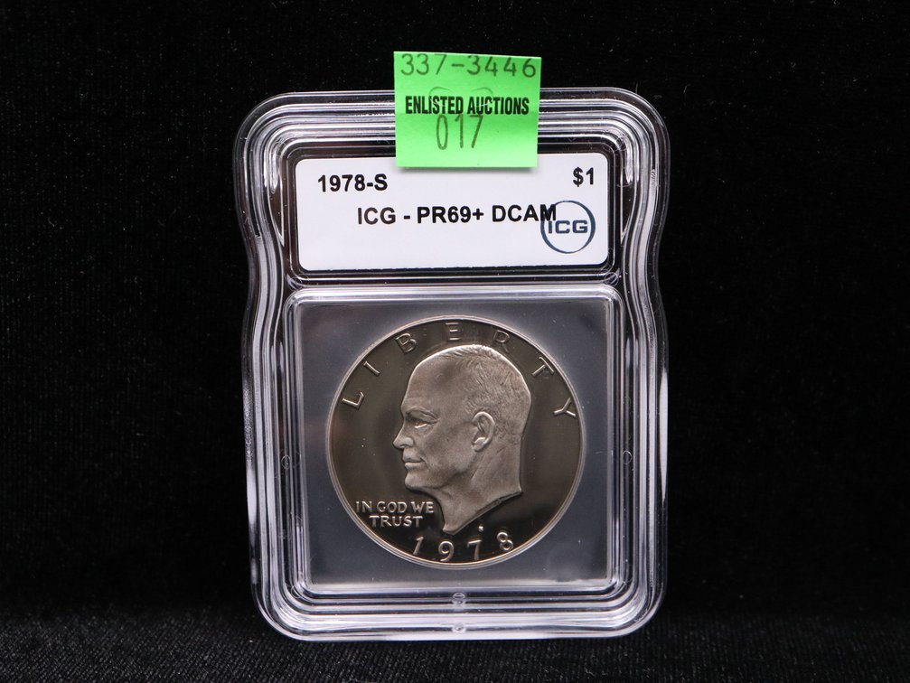 1978-S Eisenhower Dollar ICG PR69+ DCAM