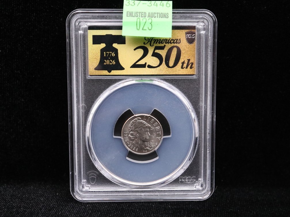 2026-P Emerging Liberty 250th Anniversary Dime PCGS MS65