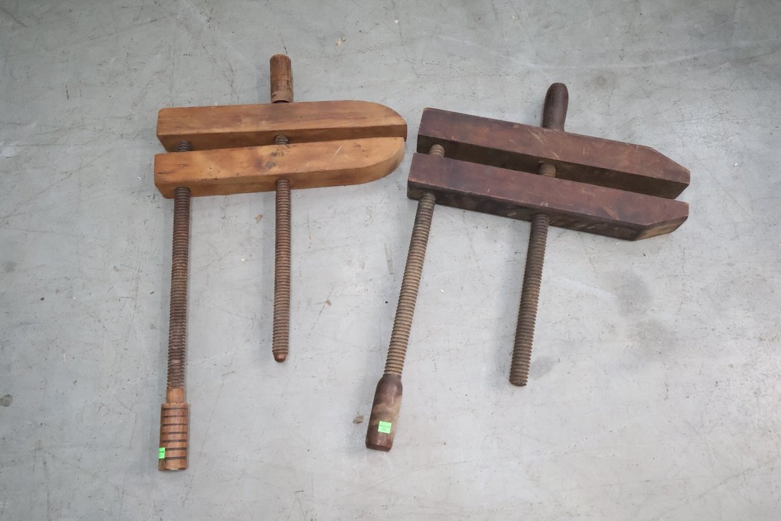 Antique Wooden Clamps
