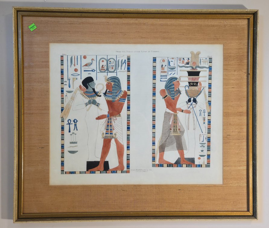 Egyptian Tomb Lithograph (published 1820)