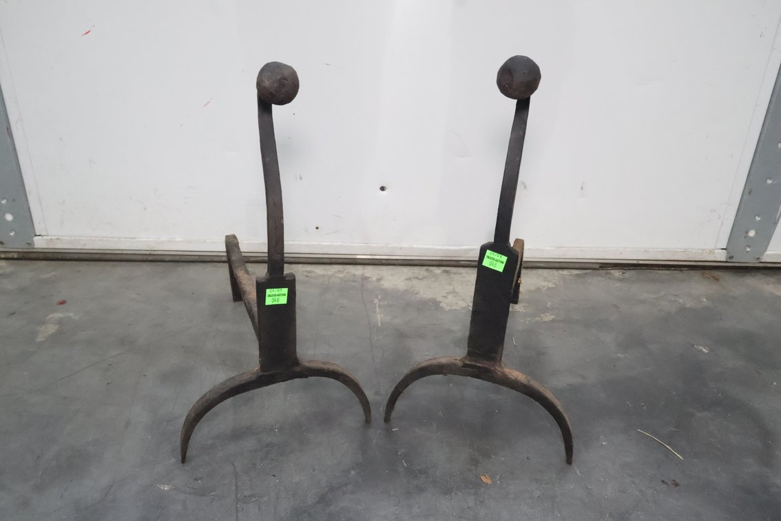 Cast Iron andirons