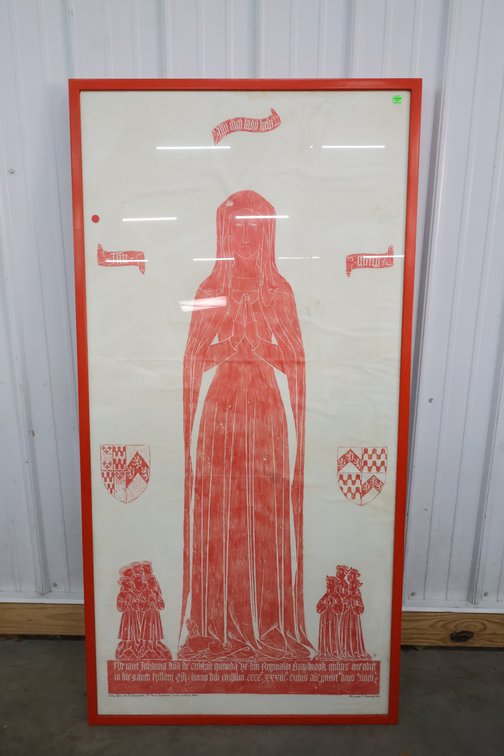 Vintage Brass Rubbing