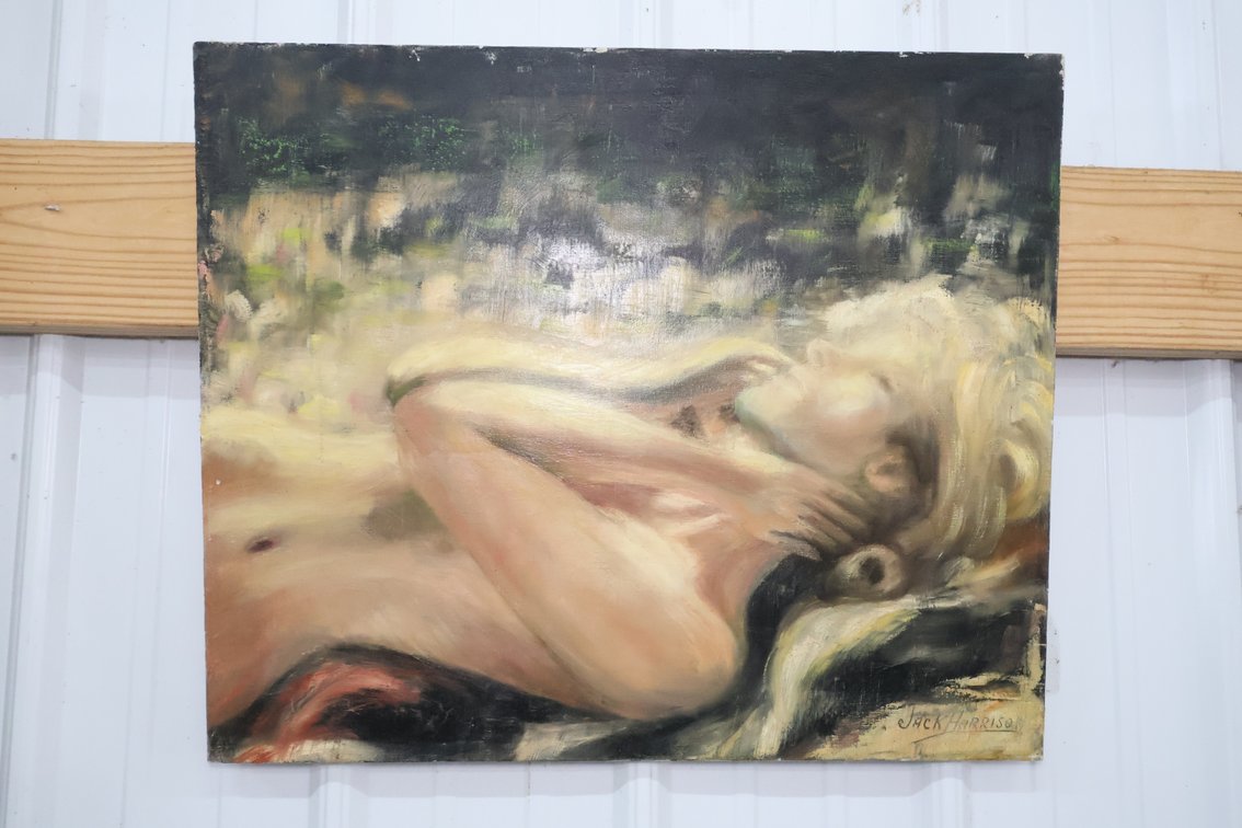 Jack Harrison Oil On Canvas