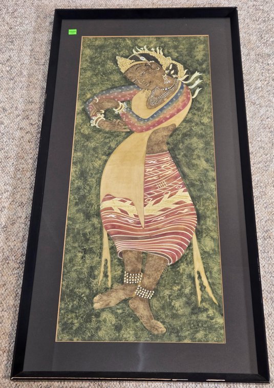 Painting Inspired by Ancient Mural in Ajanta Cave