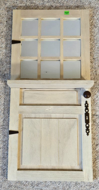 Door Decor Shelf w/ Mirrors