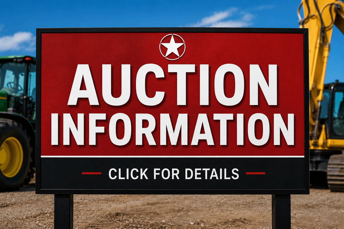 Auction Information - PLEASE READ
