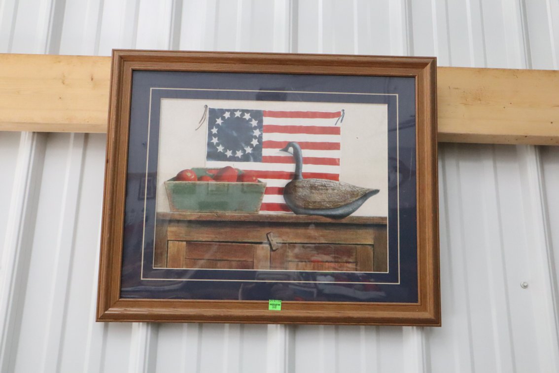 Primitive Americana Framed Print