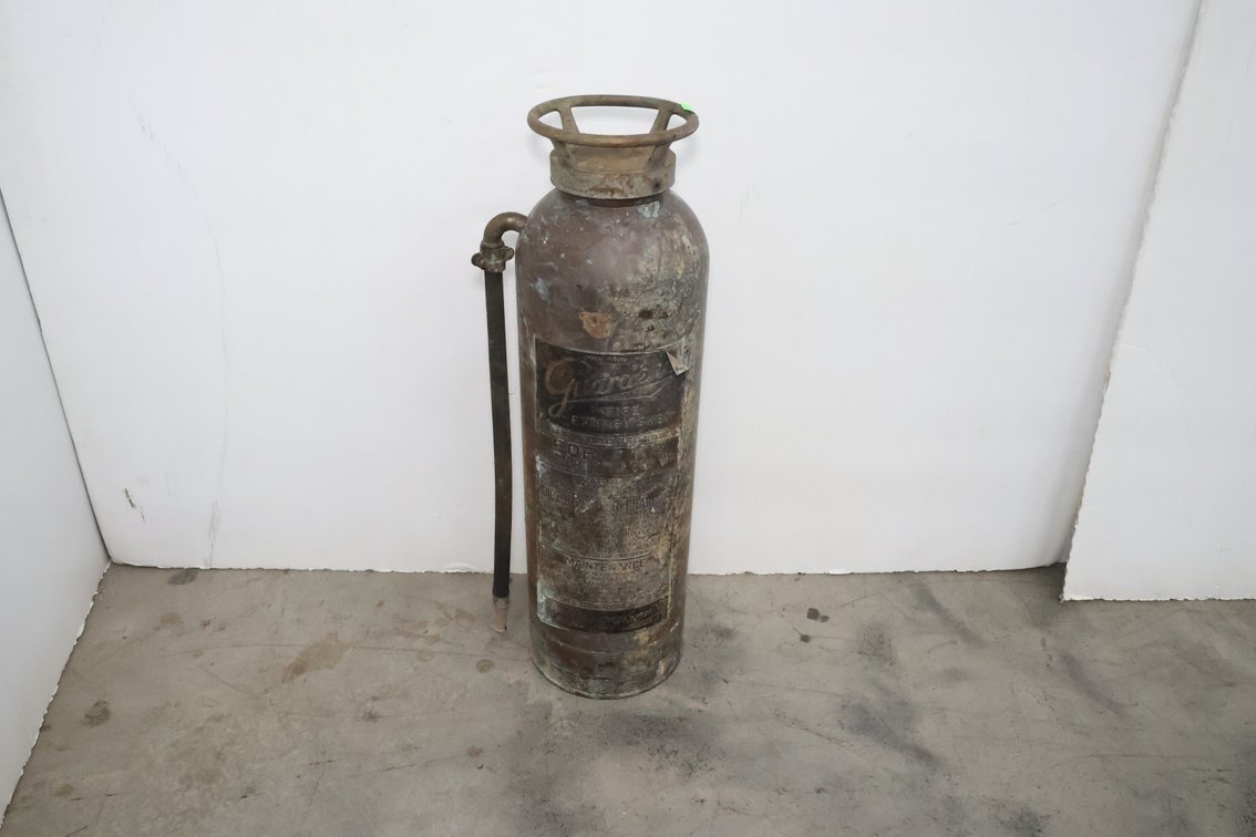 Vintage Copper Fire Extinguisher