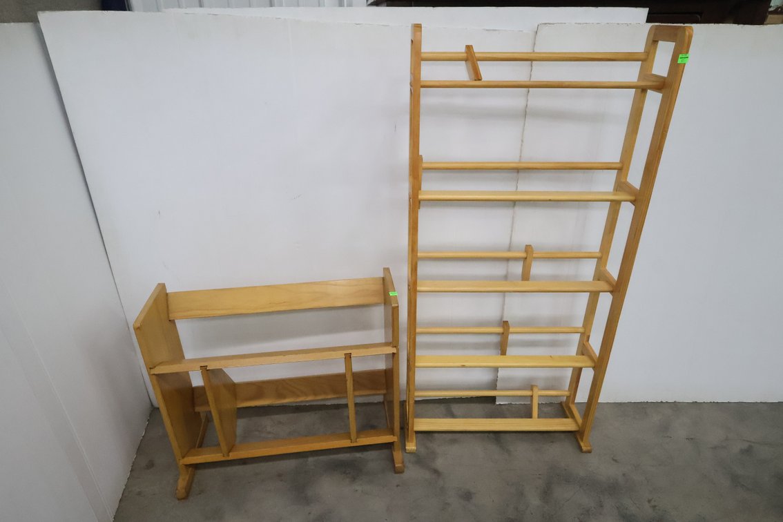 CD Rack and Vinyl Shelf