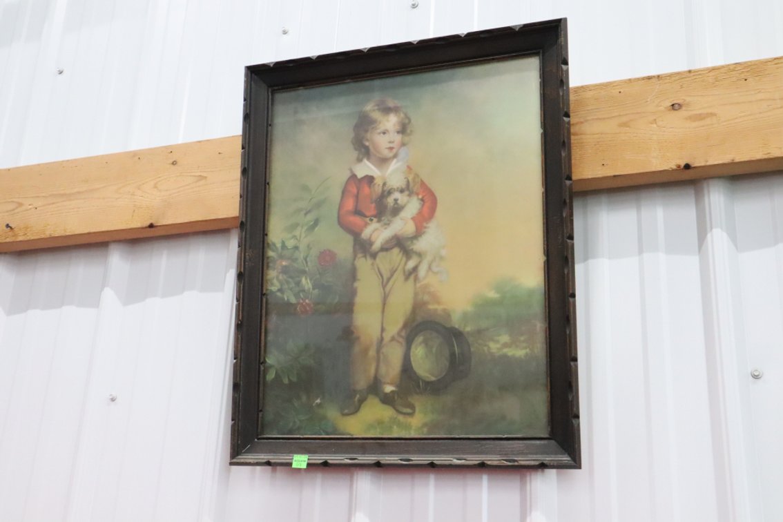 Vintage Print of A Child