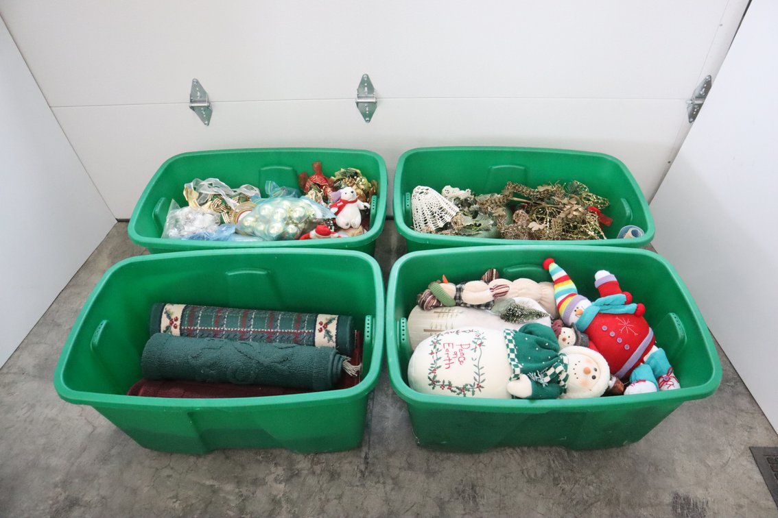 Plastic Totes With Contents