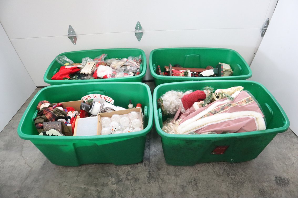 Plastic Totes With Contents