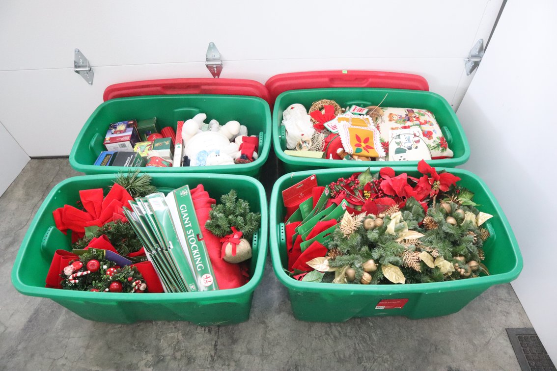 Plastic Totes With Contents