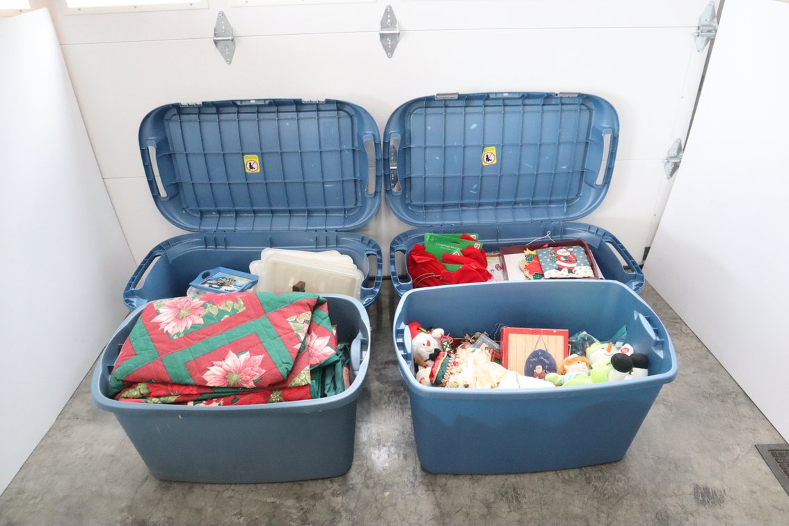 Plastic Totes With Contents