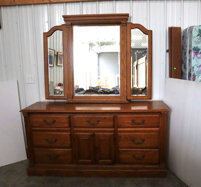 Dresser And Mirror