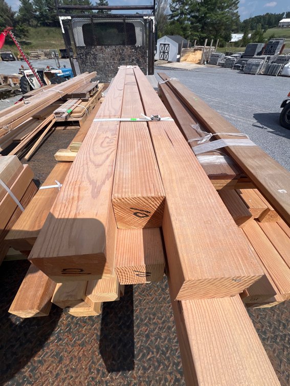 Fir 4x4 posts