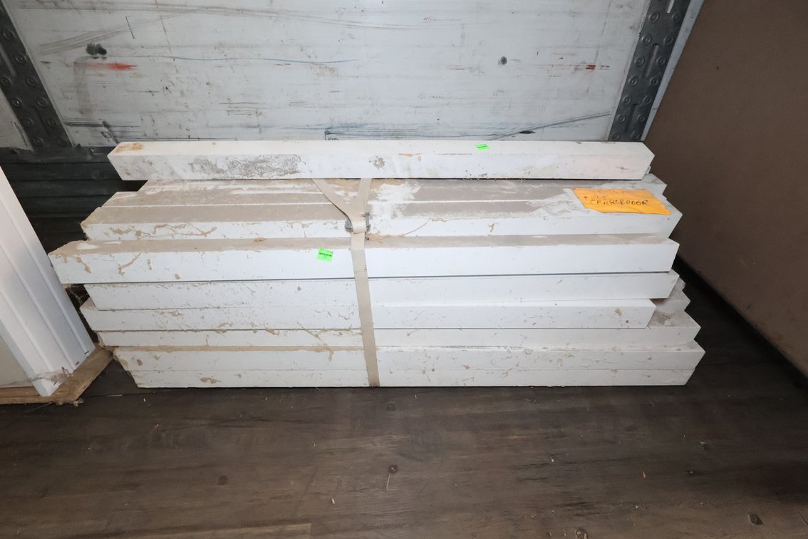 Primed wood balusters