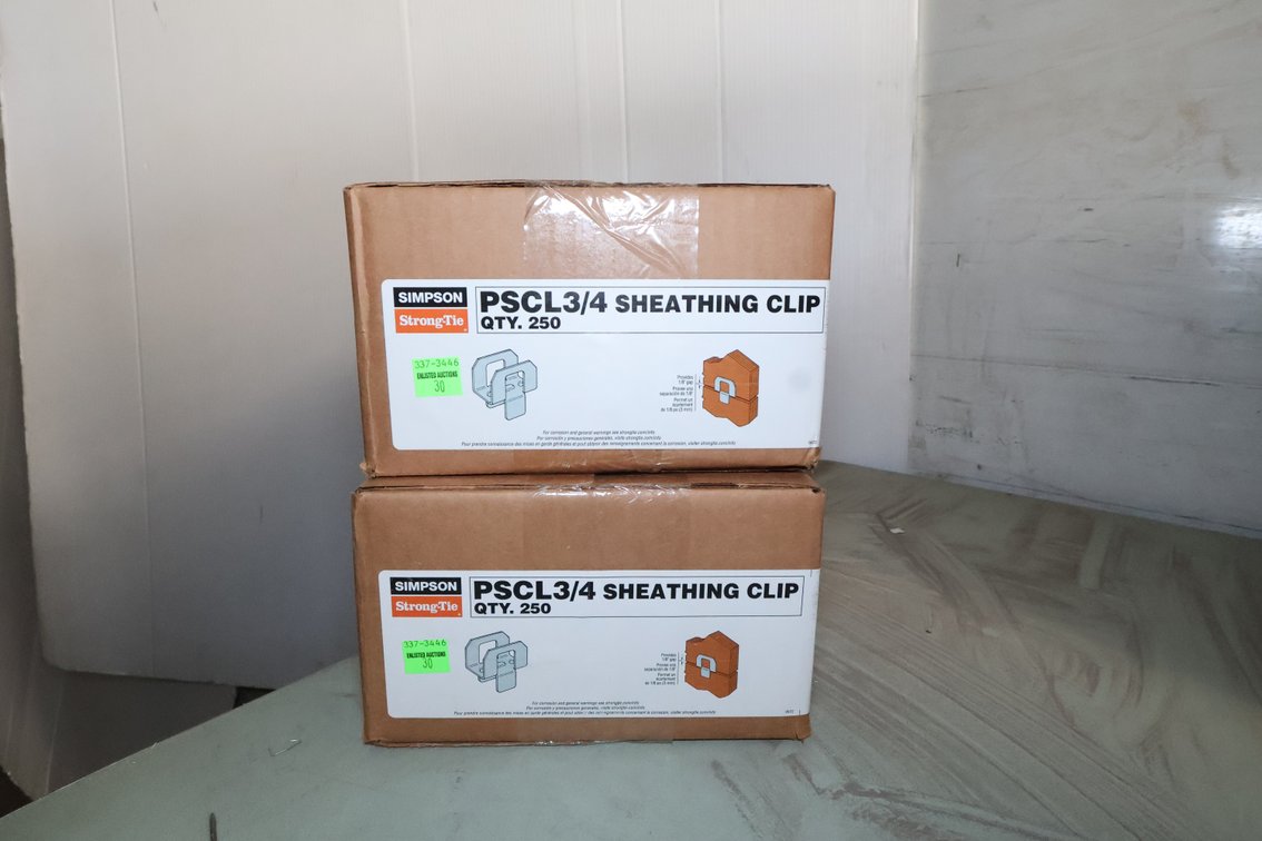 3/4" sheathing clips