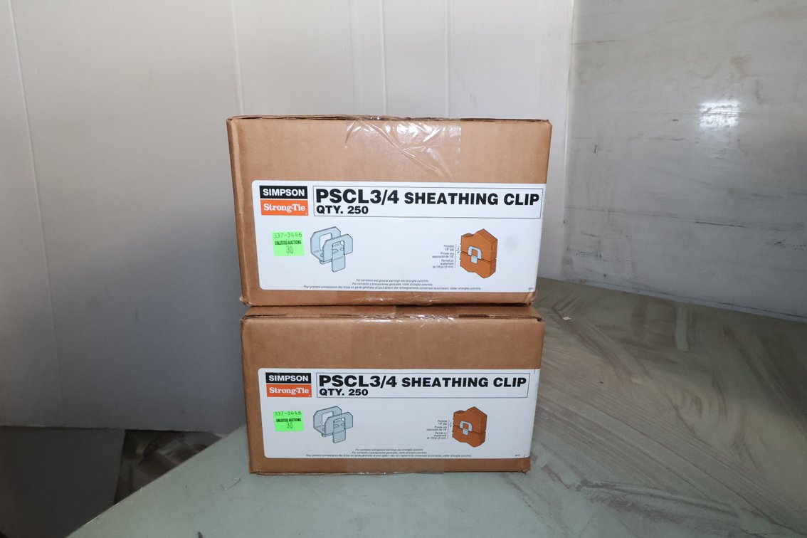 3/4" sheathing clips