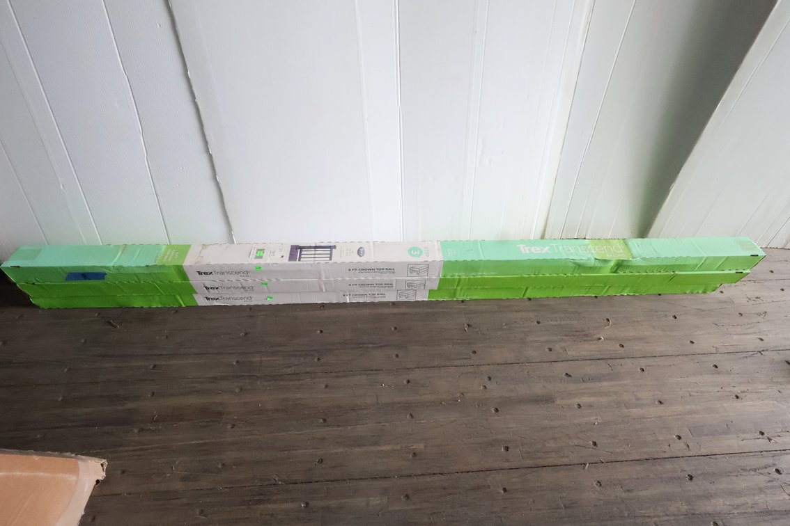 (3) 8' Trex top rails