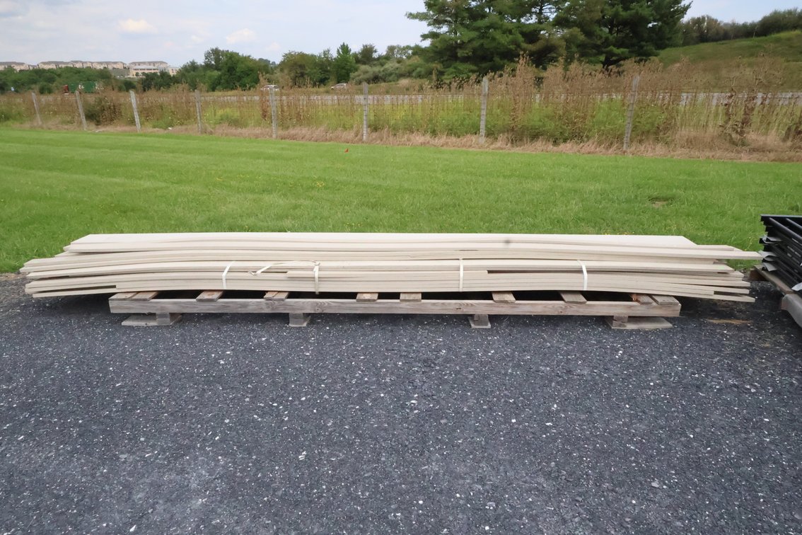 Primed trim boards