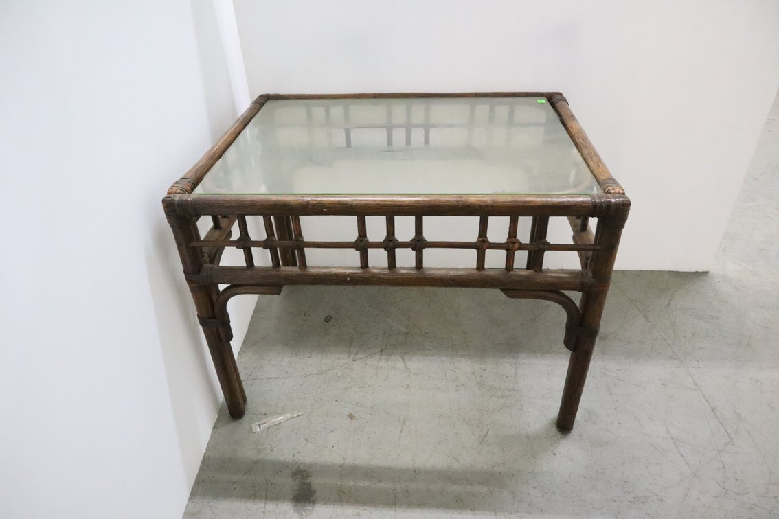 Rattan End Table