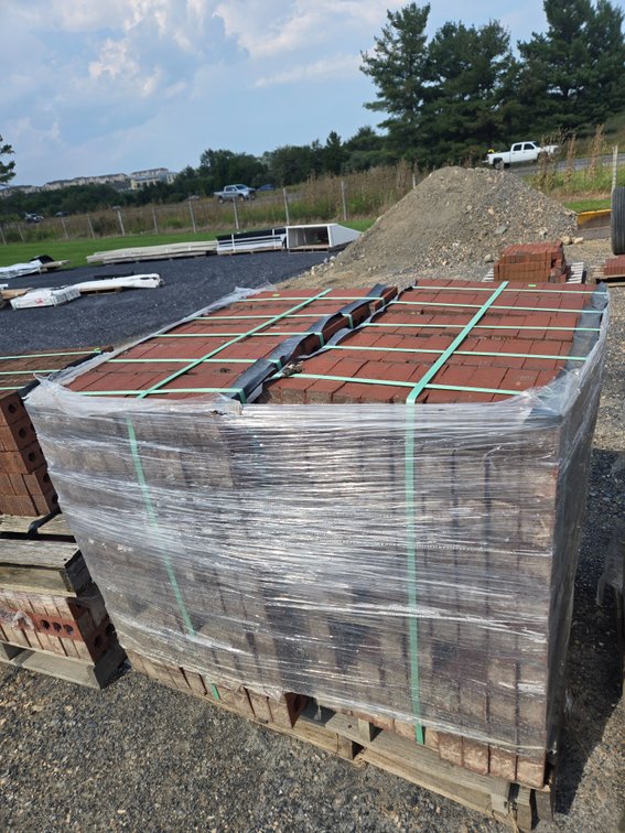 Pallet of bricks
