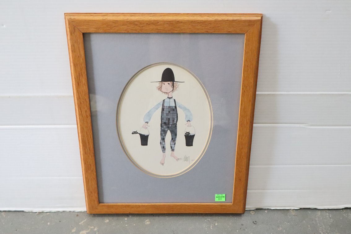 P Buckley Moss Lithograph