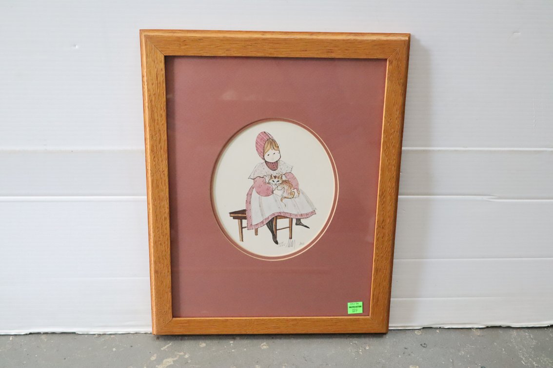 P Buckley Moss Lithograph