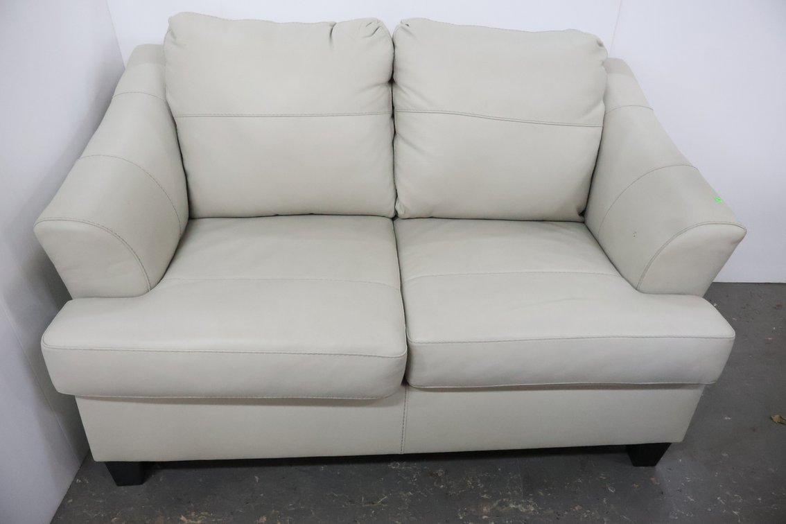Leather Loveseat