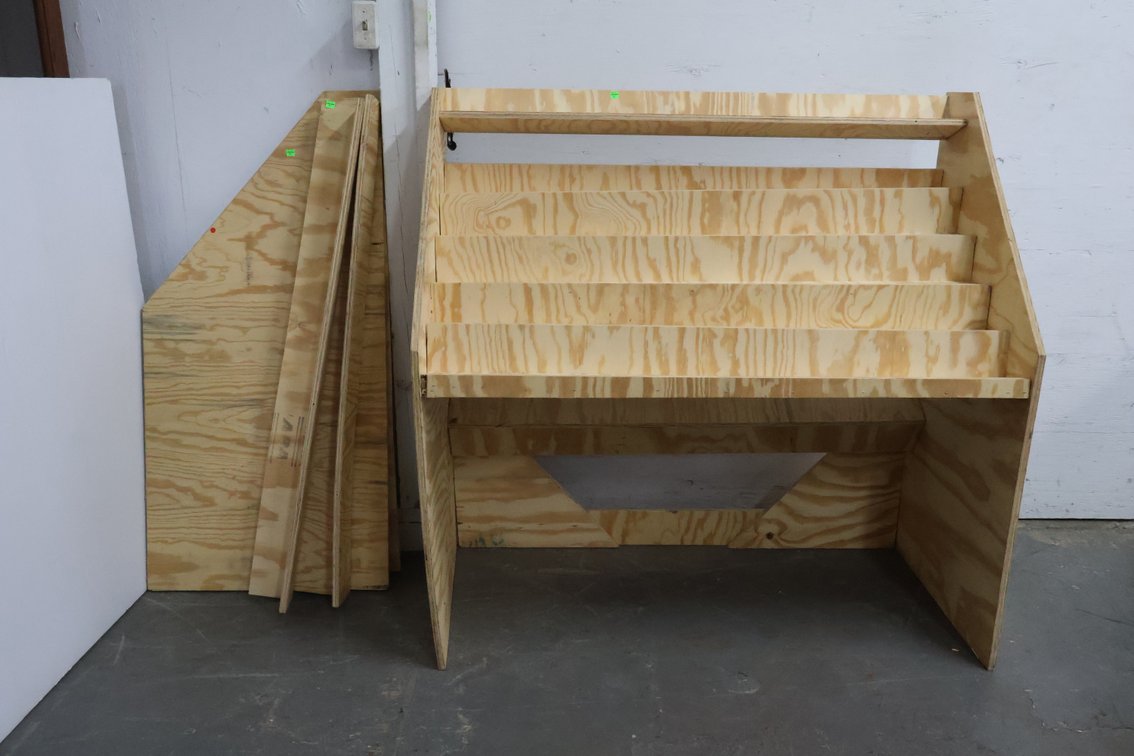 Plywood Shelving