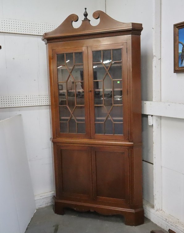 Biggs Furniture Corner Cabinet
