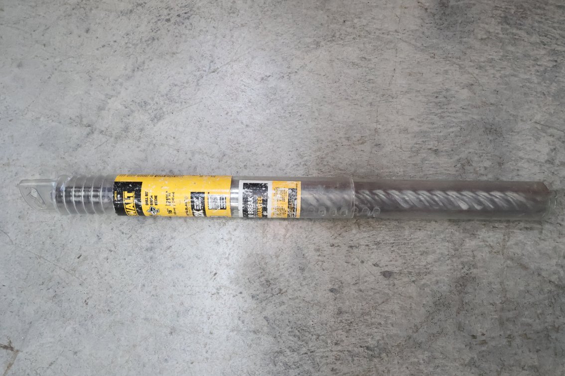 Dewalt 1" Carbide Drill Bit
