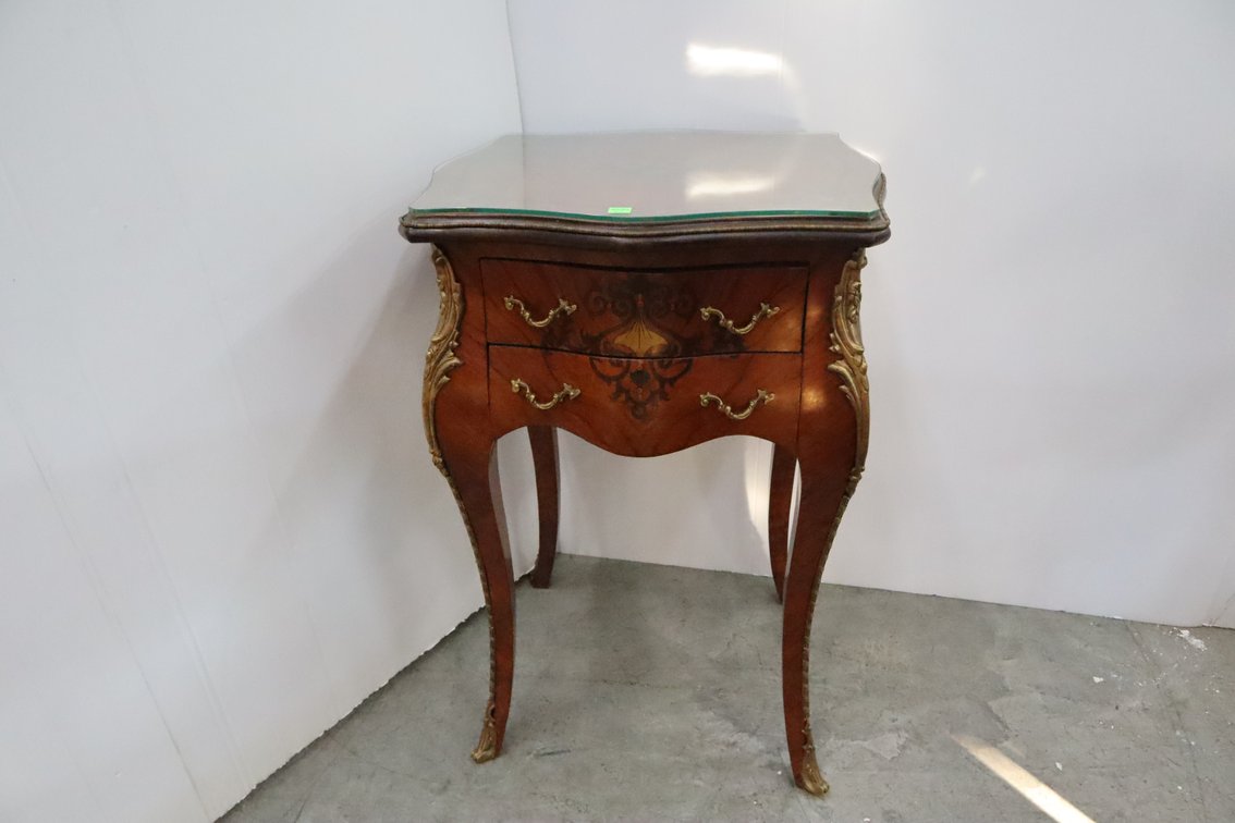 Bombe Side Table