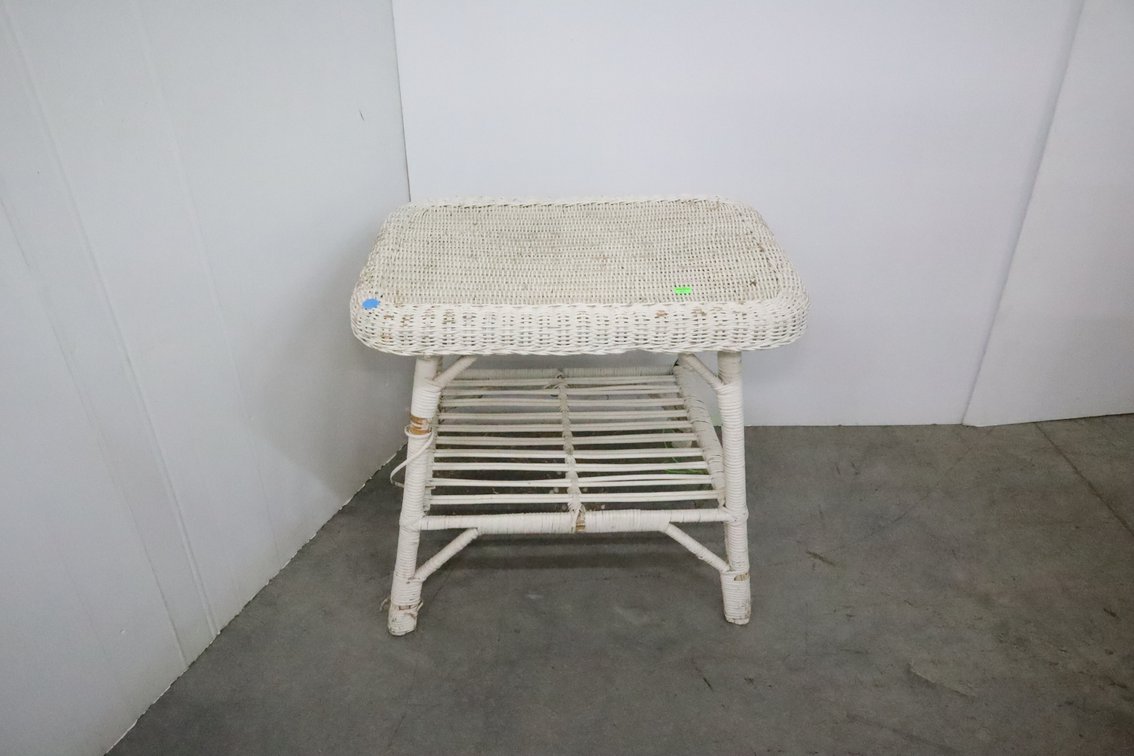Wicker Side Table