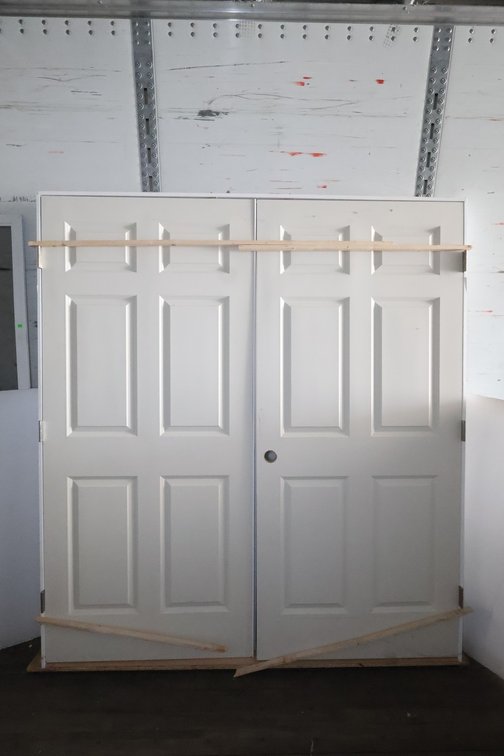 Prehung double doors