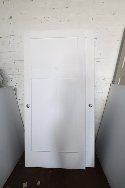 (2) slab doors