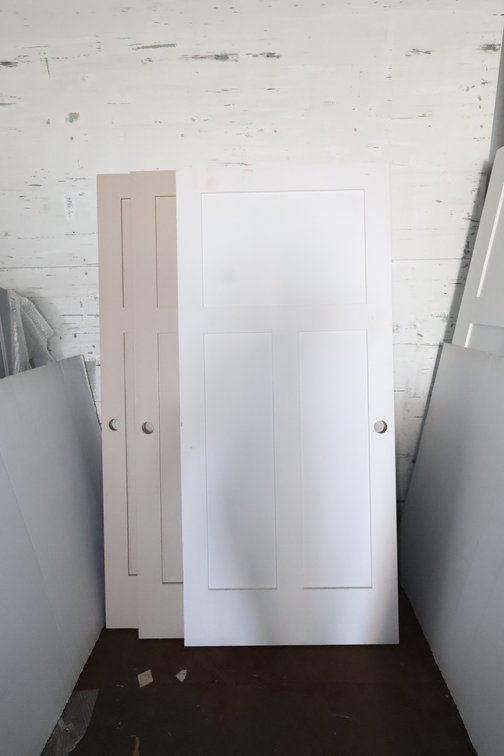 (3) slab doors