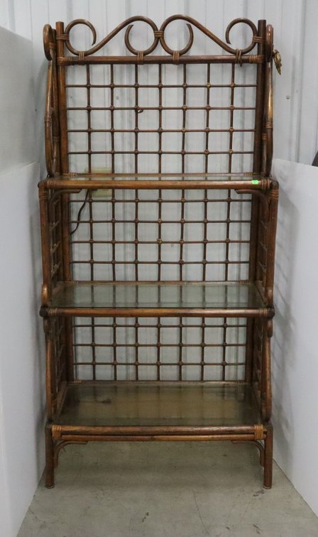 Rattan Etagere