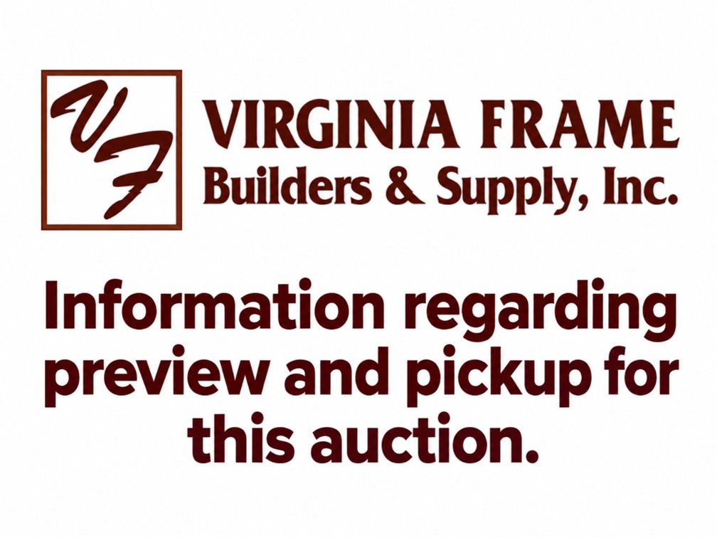 Auction Information - PLEASE READ