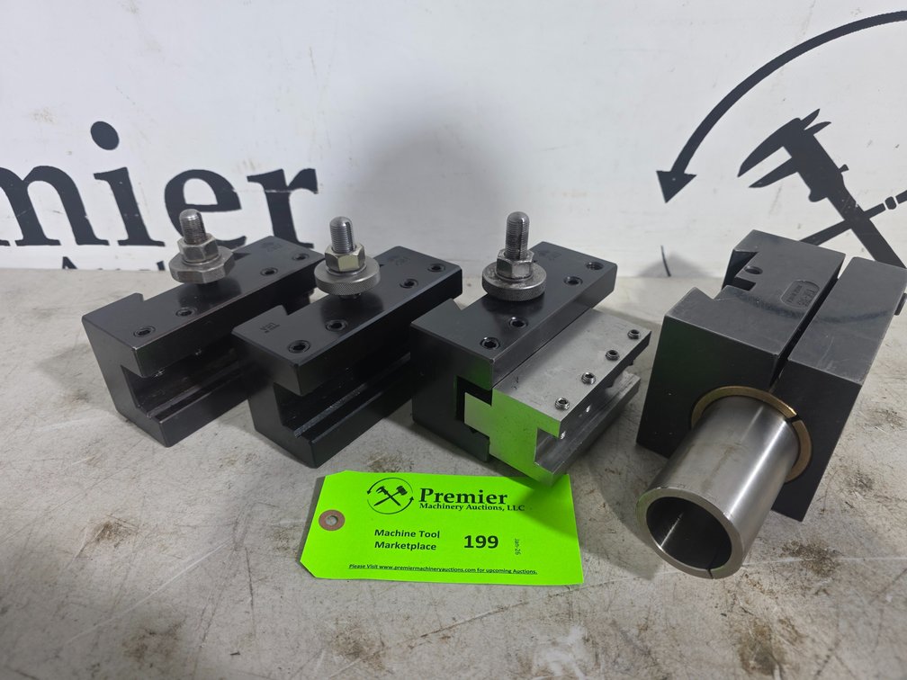 (3) Aloris DA2 Quick Change Tool Holders.