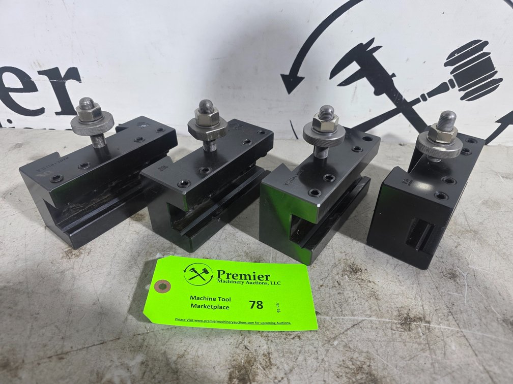 (4) Aloris DA2 Quick Change Tool Holders.