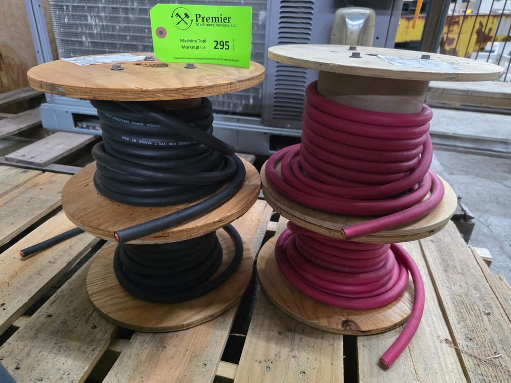(4) Spools of 2 Ga. Stranded Welding Lead Wire. 