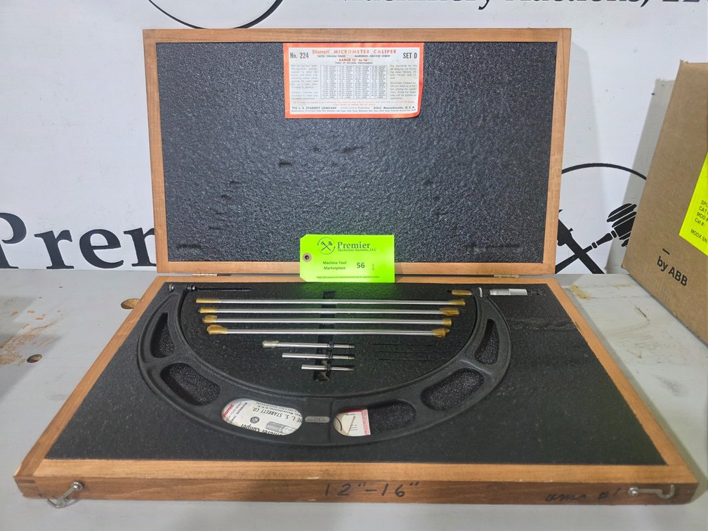 Starrett #224, 12"-16" Micrometer 