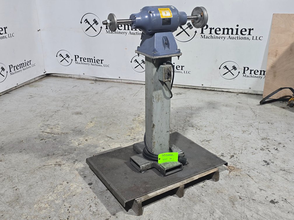 Baldor Model # 412B Double End Buffer on Metal Base.