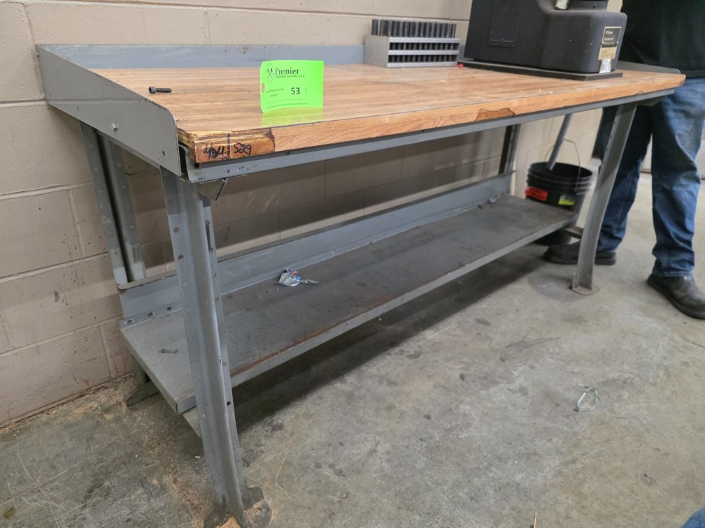 Metal 72" x 28" Workbench.