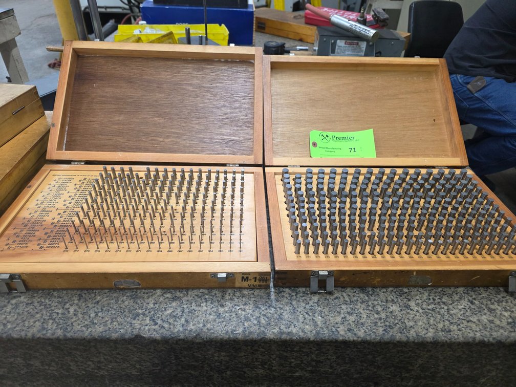 (2) Meyer Minus Gage Pin Sets (Incomplete)