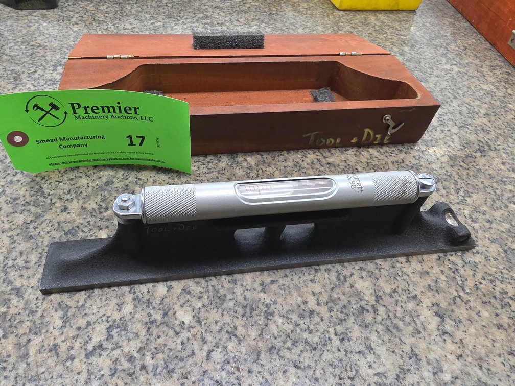 Starrett No. 98, 12" Precision Machine Level.